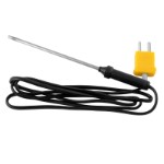 Indstiksføler -50° - 700° med isoleret håndtag type K